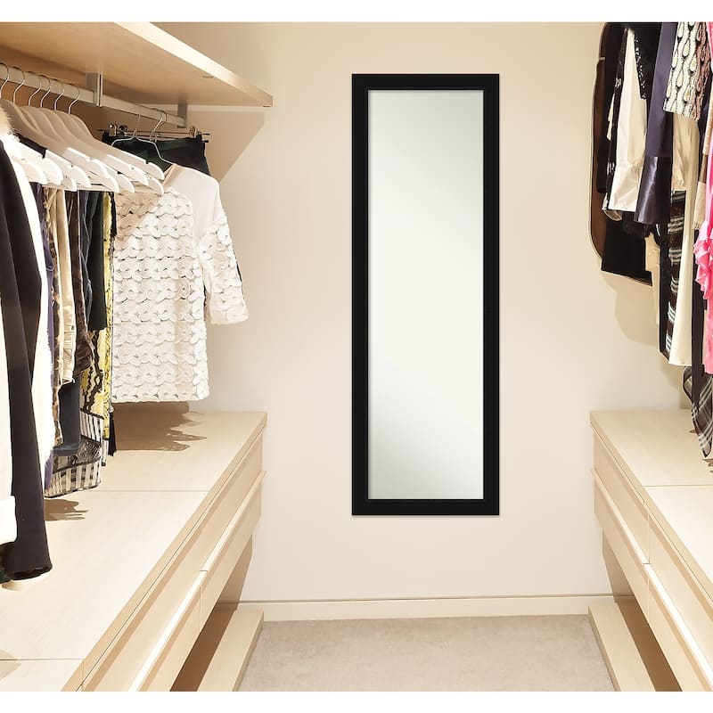 Non-Beveled Full Length On The Door Mirror - Avon Frame