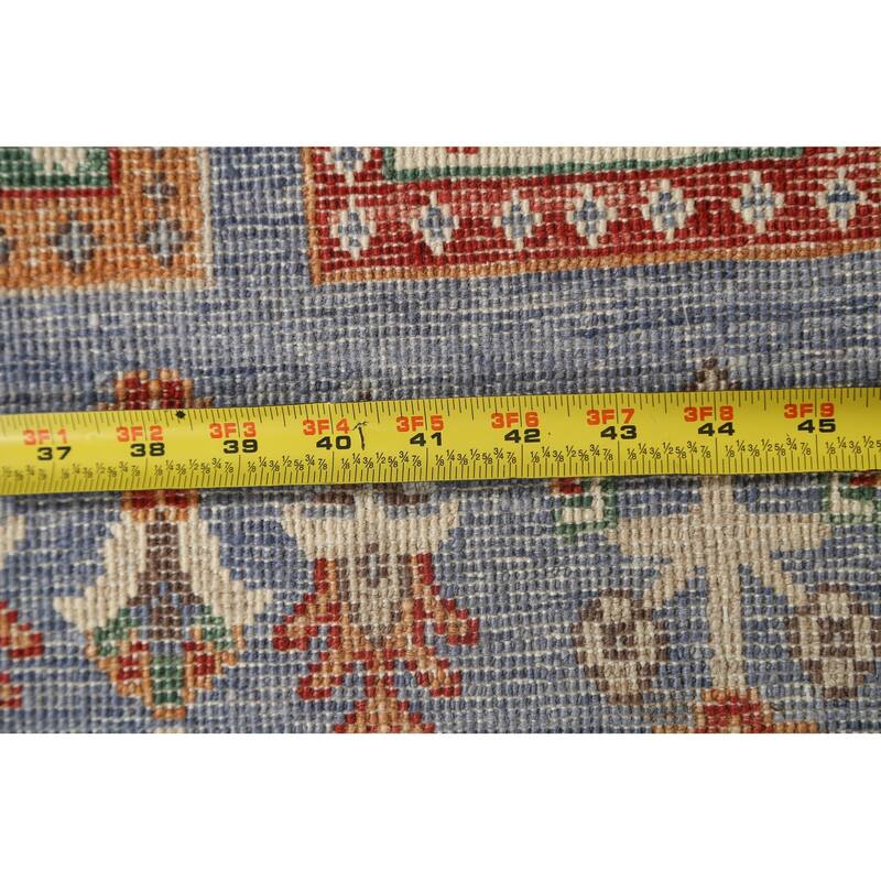 Garden Design Traditional Kazak Oriental Wool Runner Rug Hand-knotted - 2'8" x 9'10"