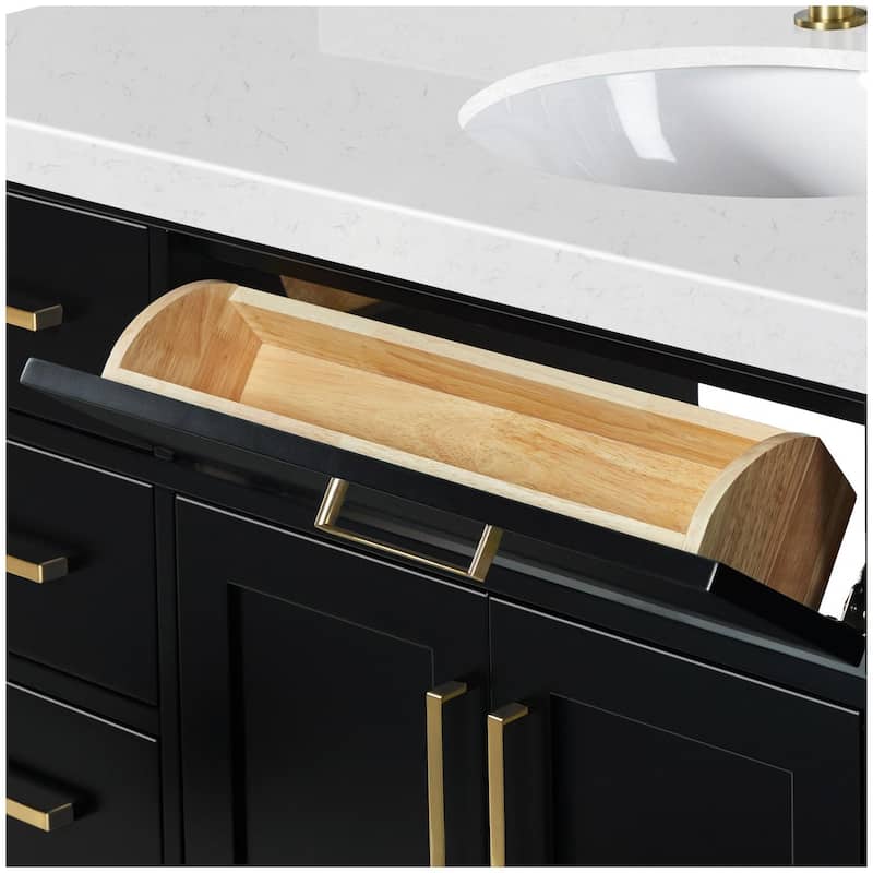 Ariel T060SCQOVO Hepburn 60" Free Standing Single Oval Basin Vanity