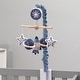 preview thumbnail 6 of 5, Lambs & Ivy Sky Rocket Planets/Stars Musical Baby Crib Mobile Soother Toy- Blue