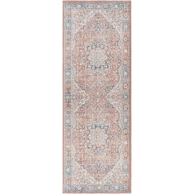 Artistic Weavers Mozhdeh Traditional Printed Machine Washable Area Rug