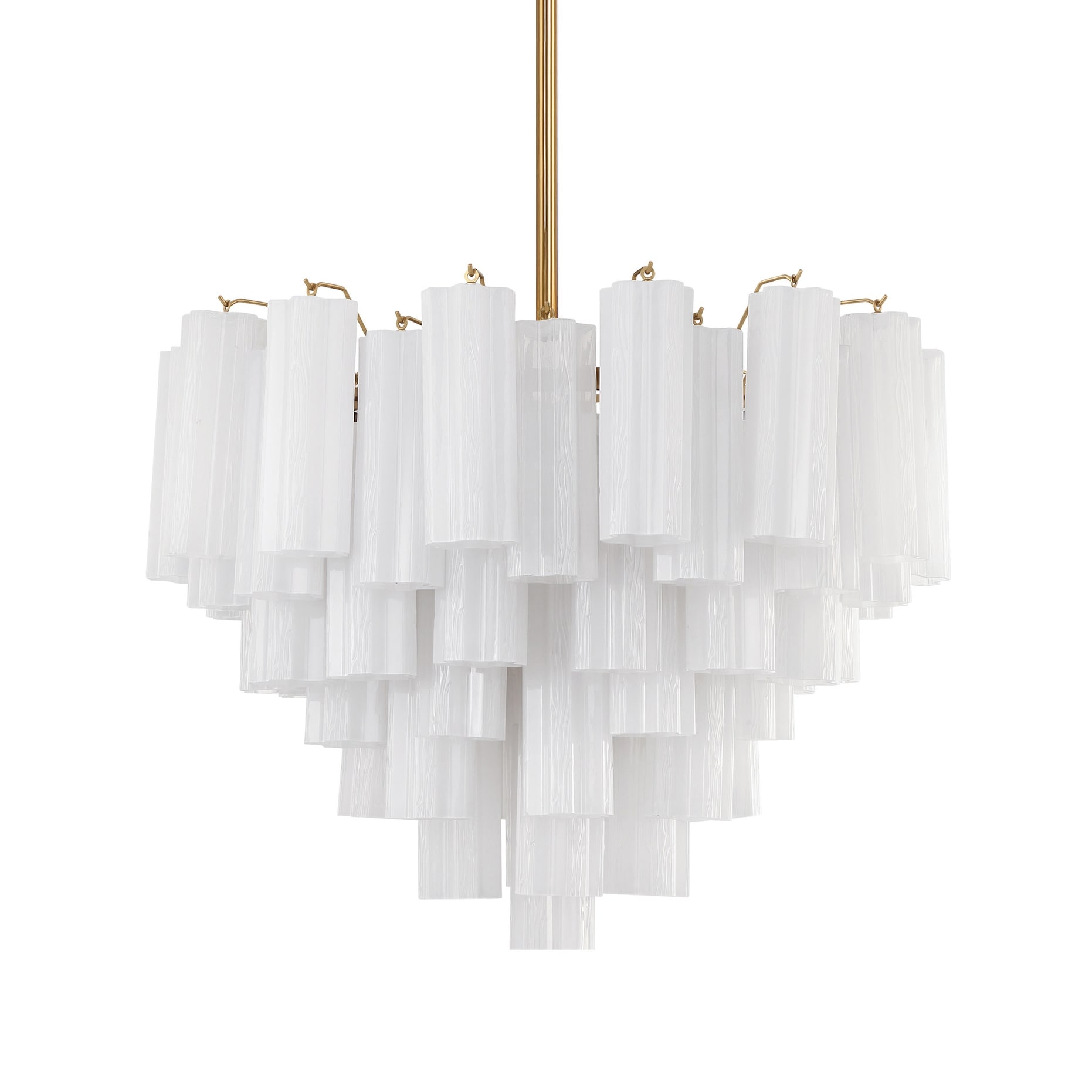 Crystorama Lighting Group ADD-312-WH Addis 12 Light 27" Wide Waterfall