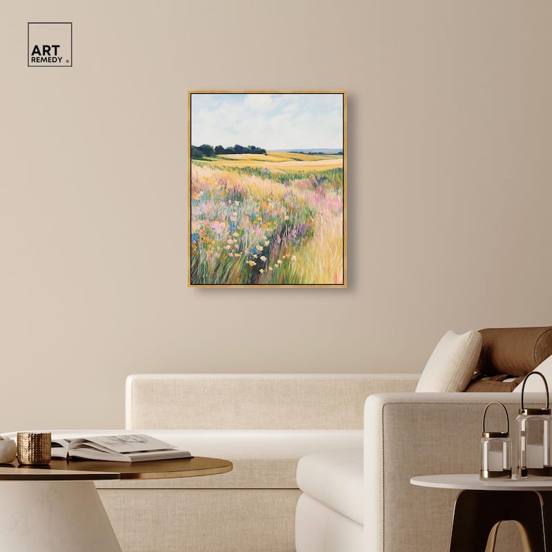 Open Field II Canvas by Art Remedy