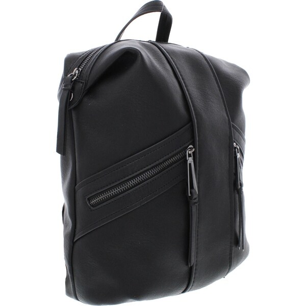 faux leather backpack womens