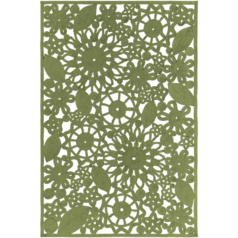 Townshend Floral Cutouts Indoor/Outdoor Area Rug