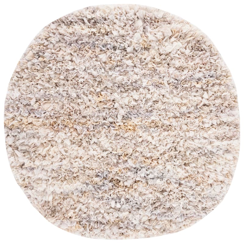 SAFAVIEH Handmade Rio Shag Chihoko 3.5-inch Extra Thick Decorative Rug