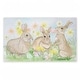 preview thumbnail 1 of 7, Stupell Easter Bunnies in Grass Printed Outdoor Door Mat, design by Lee Ann Sanders, 18"x30" Brown