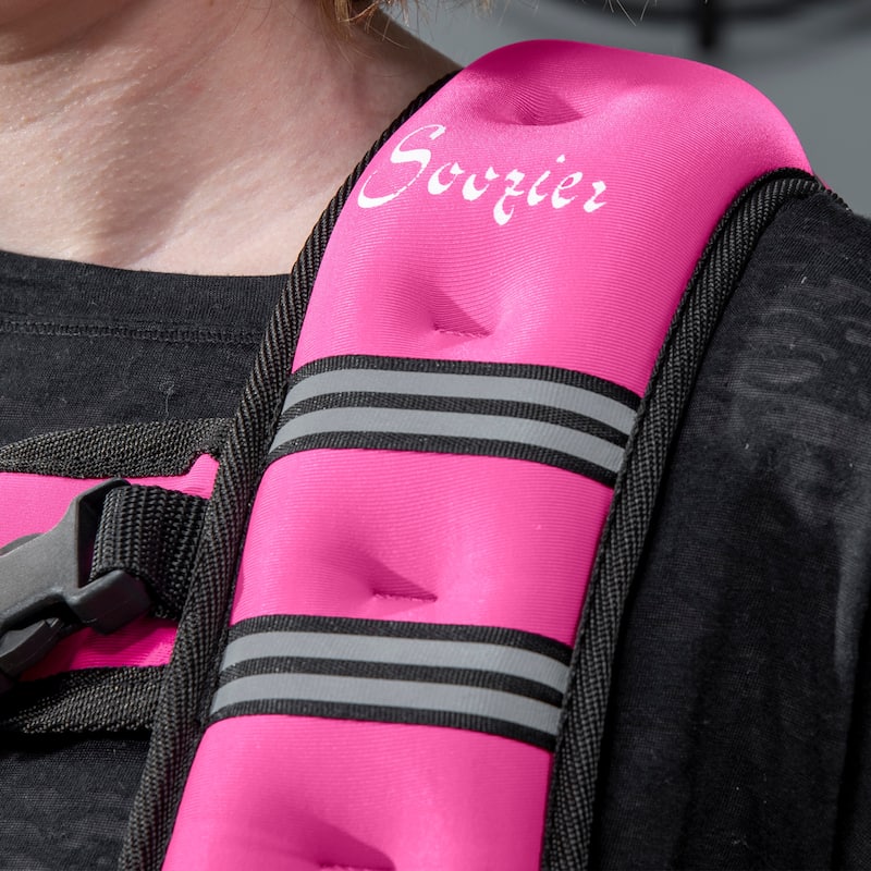 Soozier Weight Vest Workout Equipment Adjustable 18lbs Weighted Vest for Men Women