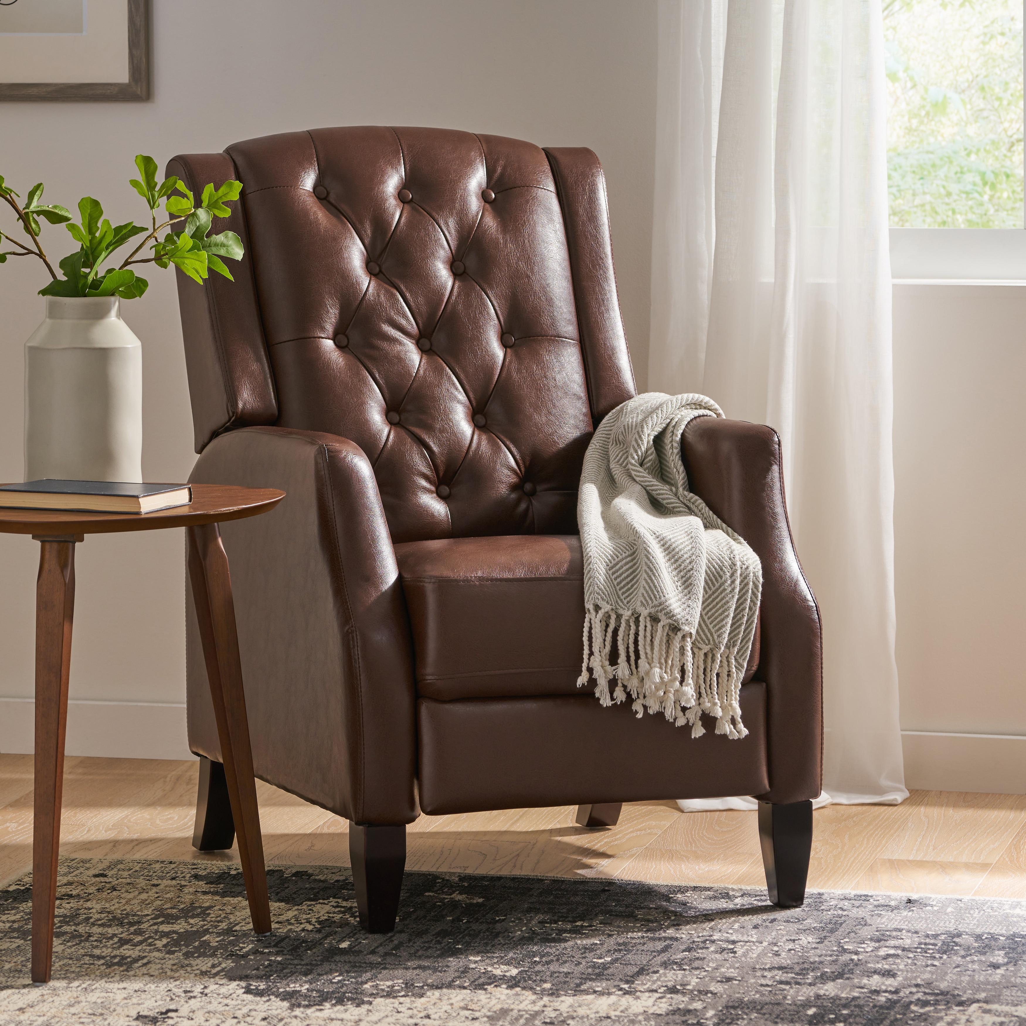 christopher knight leather recliner