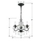 preview thumbnail 5 of 4, Paris Market 3 Light Mini-Chandelier - 13'' W x 14'' H