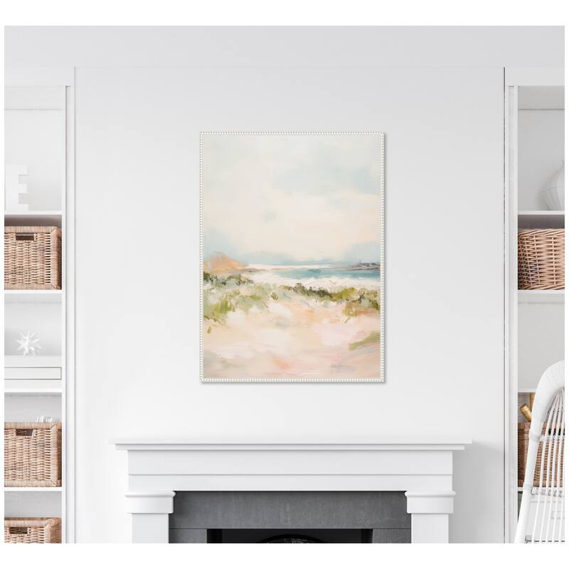 Kate and Laurel Tranquil Landscape III expansion by Amy Lighthall Framed Canvas Wall Art Print