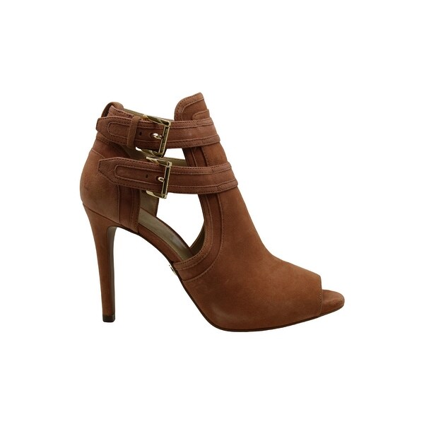 michael kors booties open toe