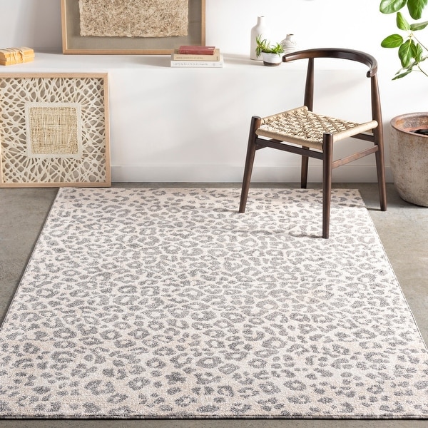 Moodie Modern Leopard Print Area Rug. Opens flyout.