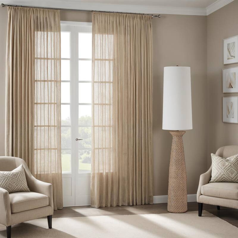 Nathalie 66.75" Height Floor Lamp, Cream - 14 x 14 x 66.75"