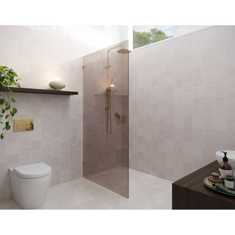 Glass Warehouse BTSFP-36 Ursa 78" High x 36" Wide Shower Screen