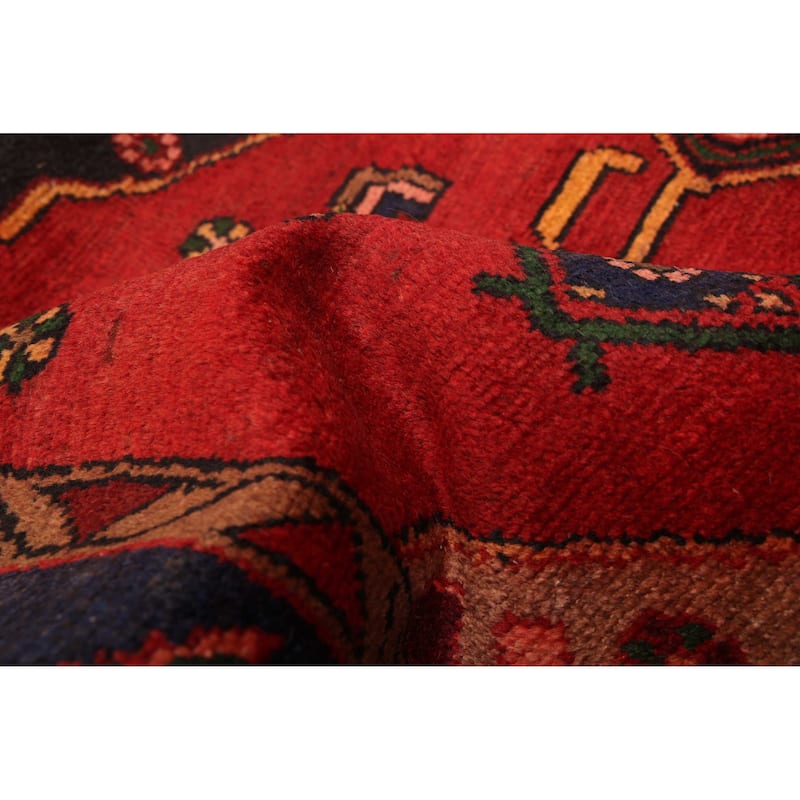 ECARPETGALLERY Hand-knotted Andelz Red Wool Rug - 4'7 x 6'1