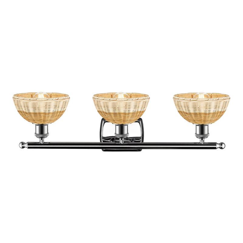 Innovations Lighting Endless Possibilities Ballston - Bristol Natural II - 3 Light 28" Bath Vanity Light