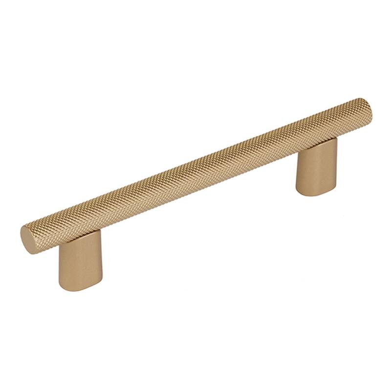 Schaub and Company 211093 Monza 4" Center to Center Modern Industrial - Signature Satin Brass