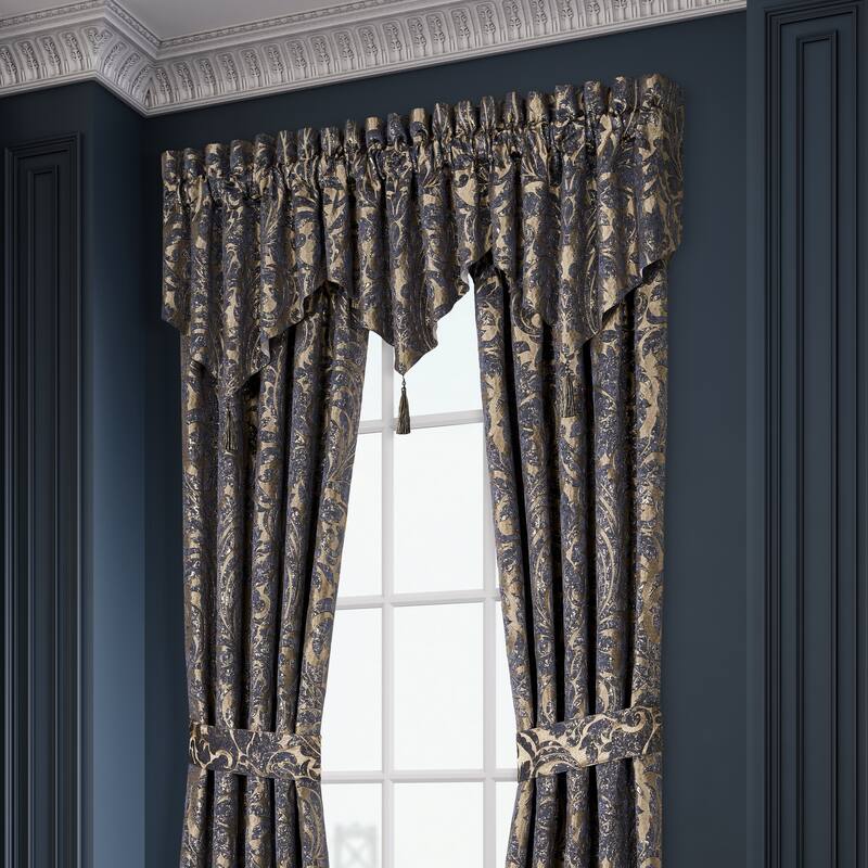 Glimmerstone Window Ascot Valance - Indigo