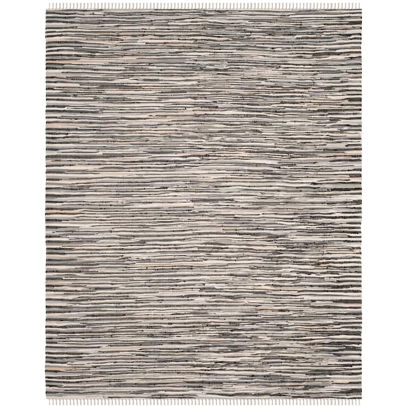 SAFAVIEH Handmade Rag Rug Nya Casual Stripe Cotton Rug