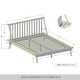 preview thumbnail 31 of 32, CraftPorch Vintage 4-pieces Wooden Bedroom Set
