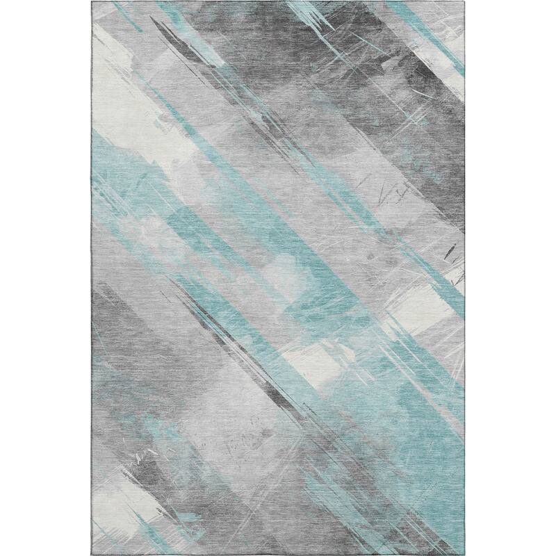 Premium Washable Super Soft Abstract Stripe Mayfield Rug