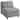 Claude Tufted Cushion Back Armless Chair Dove