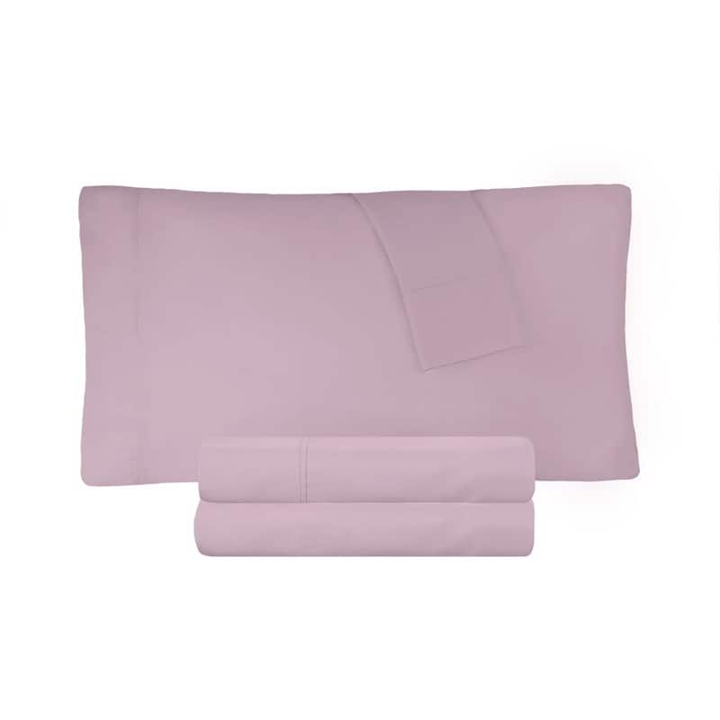 Superior 300 Thread Count Percale Cotton Deep Pocket Bed Sheet Set