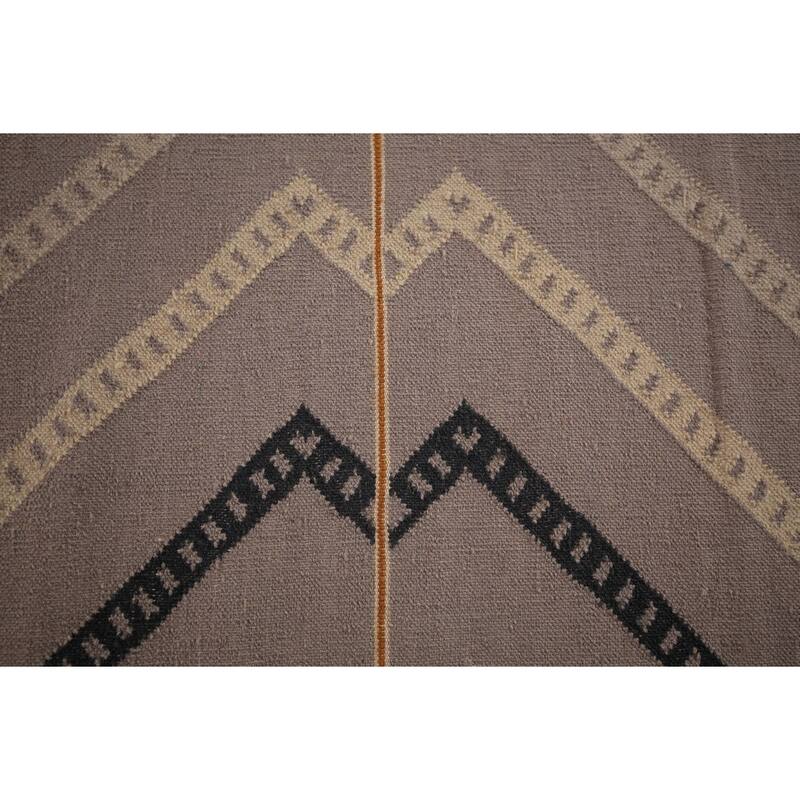 Geometric Kilim Durrie Oriental Large Area Rug Oriental Carpet - 10'7" x 14'6"