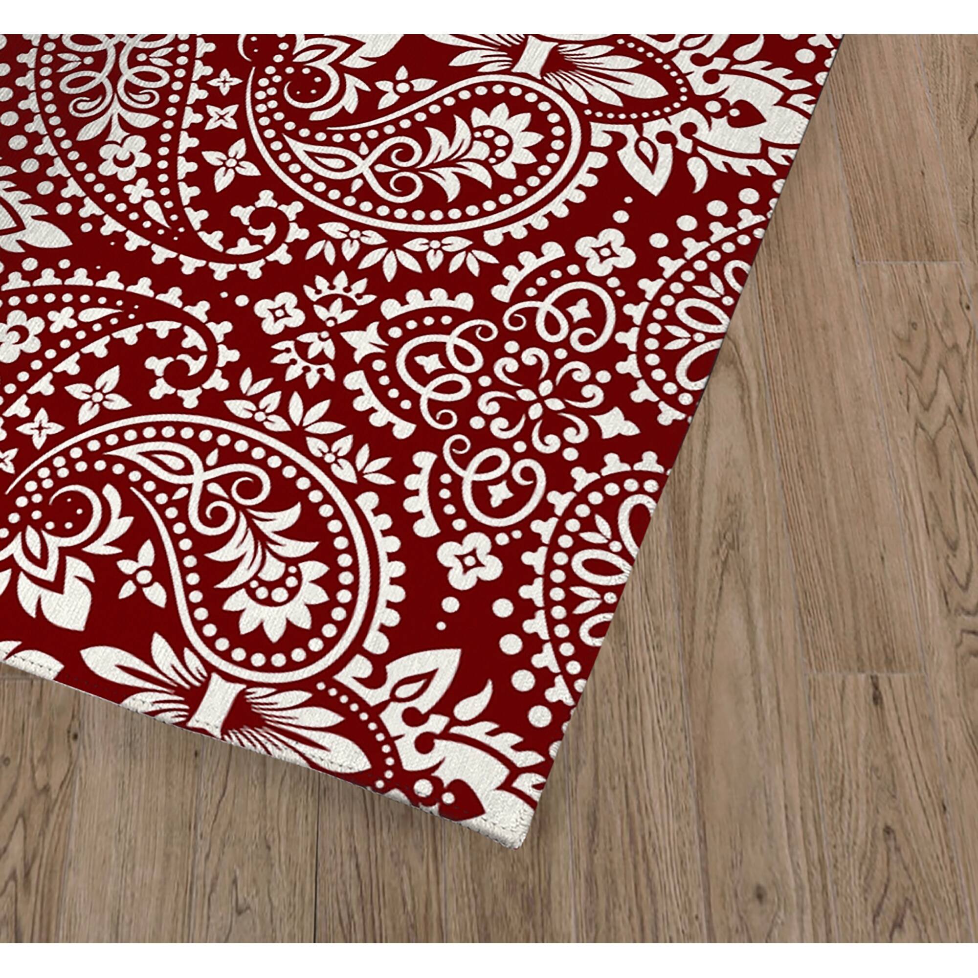 BANDANA RED Kitchen Mat By Kavka Designs Bed Bath & Beyond 35220292