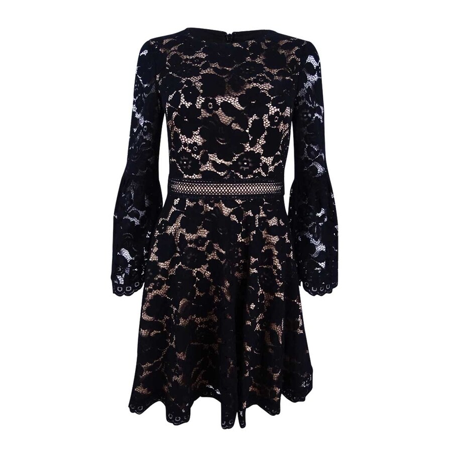 vince camuto white lace dress
