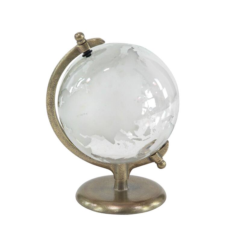 White Aluminum Traditional Globe