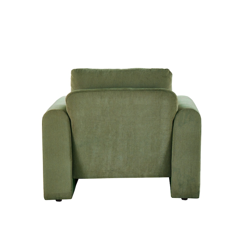 Platt Rounded Arm Chenille Upholstery Accent Chair by iNSPIRE Q Modern