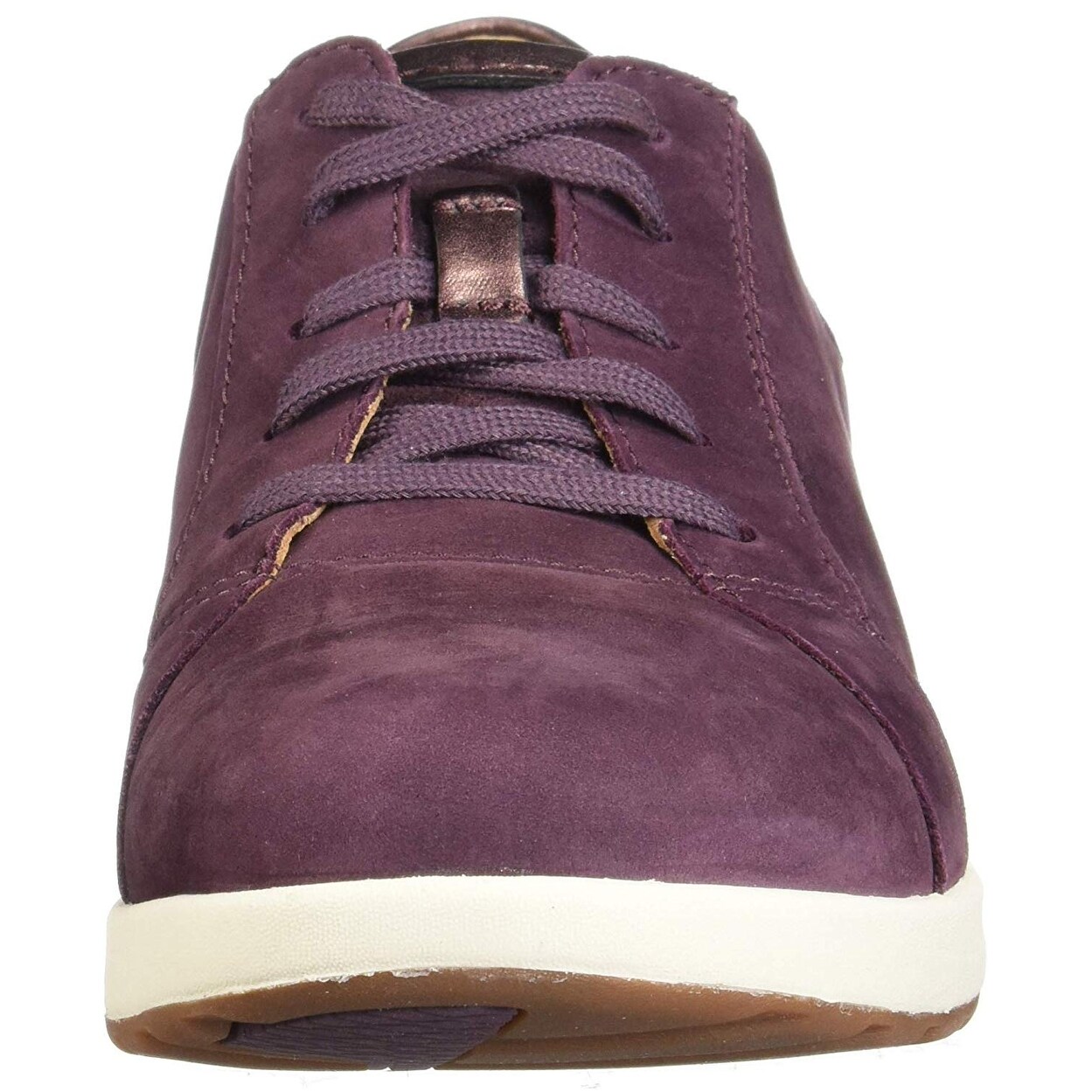 clarks un adorn zip aubergine