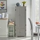 preview thumbnail 3 of 7, Simple Living Aston Modern Farmhouse Extra-tall Cabinet Charcoal