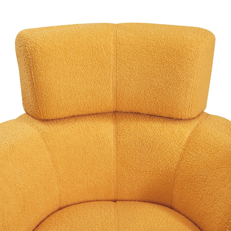 360°Swivel Chair Upholstered Accent Barrel Chair