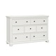 preview thumbnail 1 of 1, Savannah 7-Drawer Dresser - White Finish