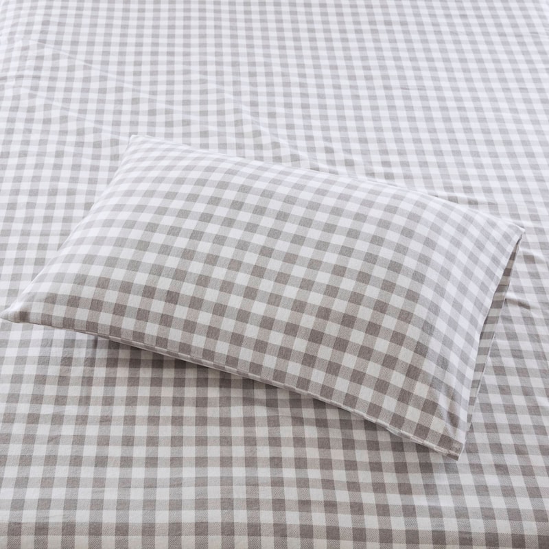 Madison Park Cozy Cotton Flannel Printed Sheet Set