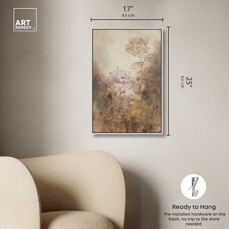 Flourishing Canvas by Art Remedy