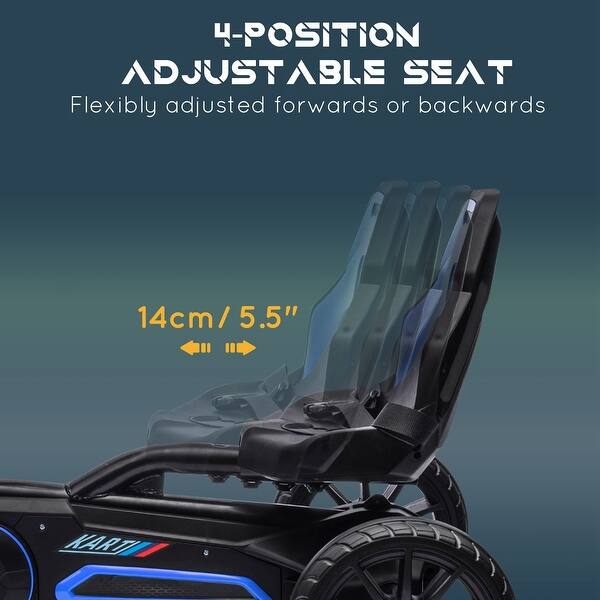 slide 2 of 8, Kids Pedal Go Kart - Blue Blue