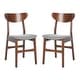 preview thumbnail 68 of 98, SAFAVIEH Lucca Retro Dining Chair (Set of 2) - 17.3" x 20.8" x 33.1"
