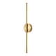 preview thumbnail 92 of 119, 1-Light Black/ Gold/ Nickel Modern Long Linear Strip Wall Sconce Dimmable LED Bathroom Vanity Light