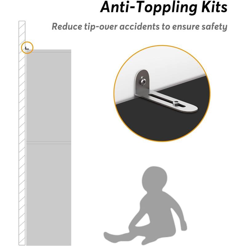 Bookcase, Open Display Storage Shelf, Organizer Cabinet Bookshelf Accent Shelving for Living Room, Home Office, Library, Bedroom