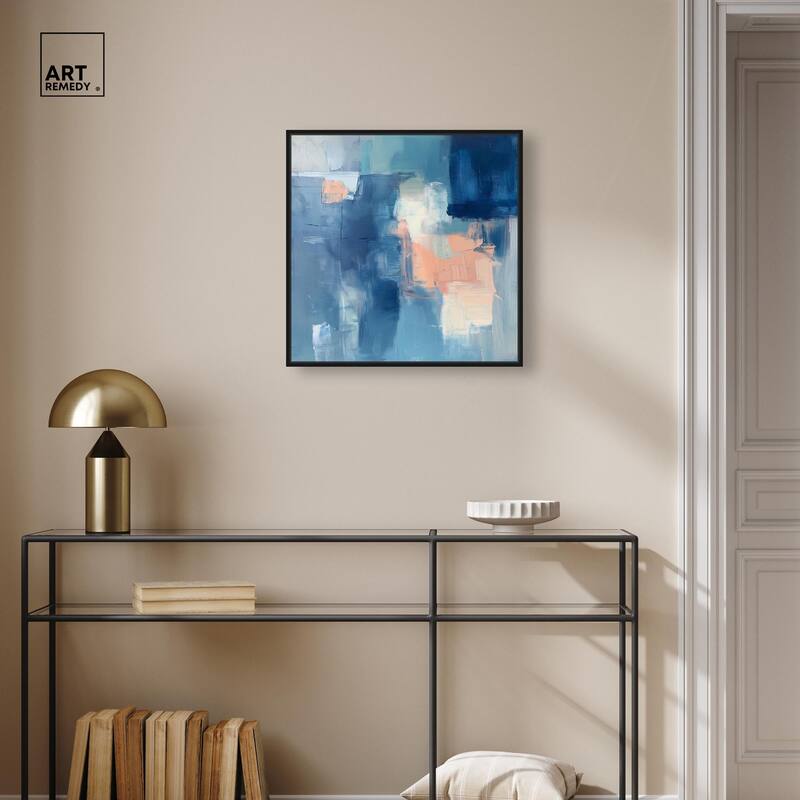Whispering Blue II Canvas by Art Remedy