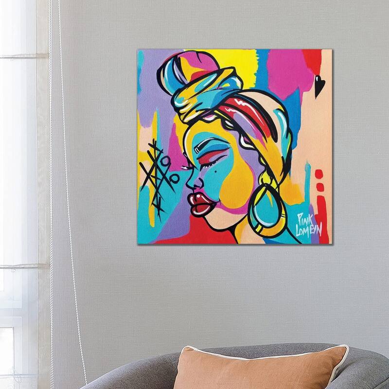iCanvas "Ama" by Pinklomein Canvas Print - 26x26x1.5