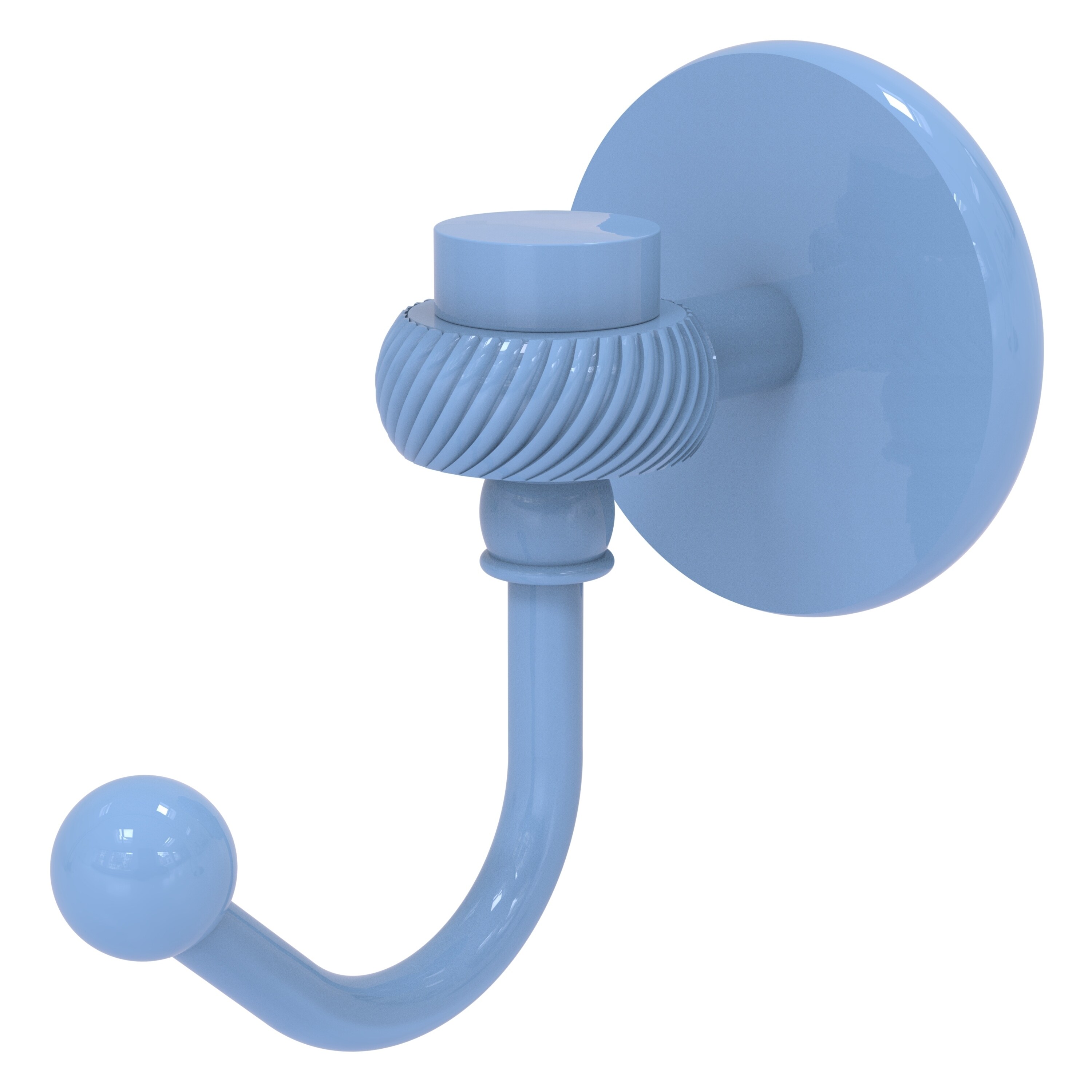 Allied Brass Satellite Orbit One Robe Hook with Twisted Accents