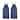 2Pack Kitchen Cooking Aprons Adjustable Chef Apron with 3 Pockets - 75x68cm
