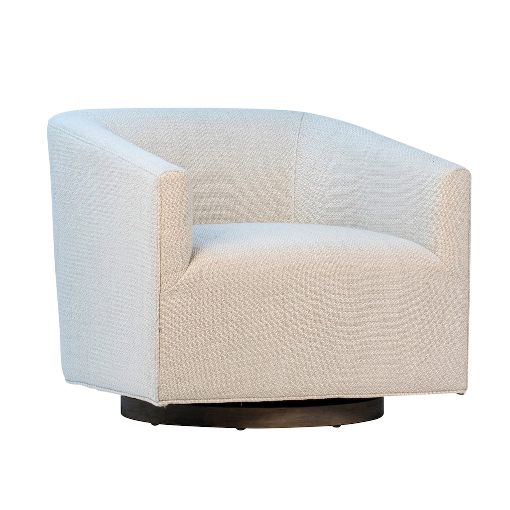 Hudson Cotton Blend Upholstered Occasional Chair, Off-White