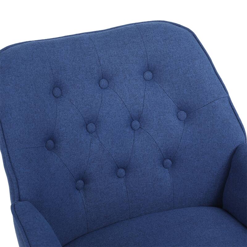 Modern Mid Century Chair Linen Sherpa Armchair