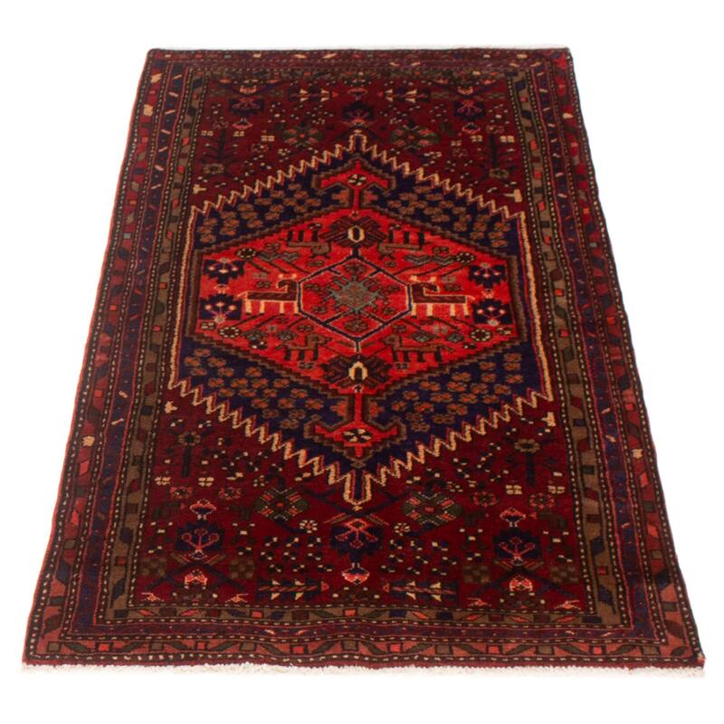 ECARPETGALLERY Hand-knotted Andelz Red Wool Rug - 3'5 x 6'6